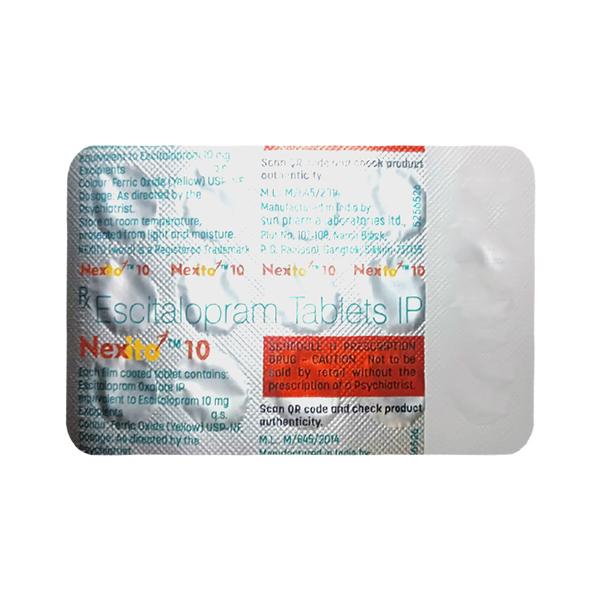 Netmeds | NEXITO 10 Tablet 15's