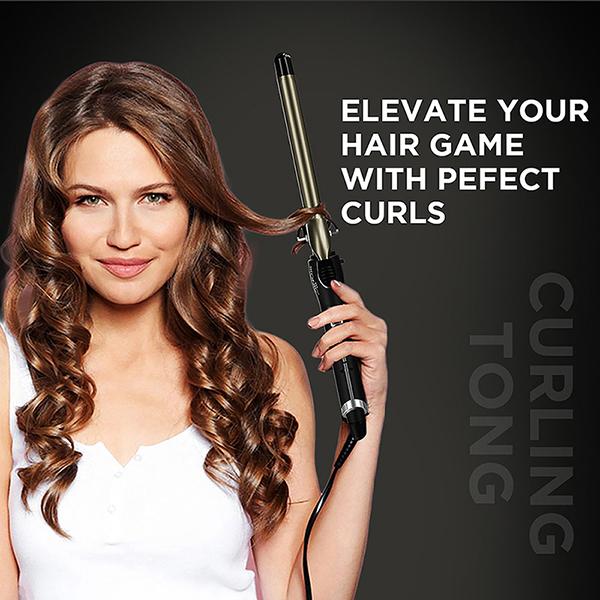 Ikonic Professional Curling Tong CT19 - Rollers & Curlers