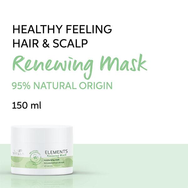 Wella Professionals Elements Renewing Moisturizing Hair Mask for Dry Hair 150 ml - Hair Masks & Packs