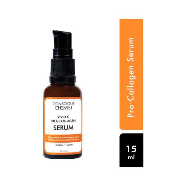 Netmeds | Conscious Chemist Brightening & Firming Serum 10% Vitamin C, Peptides & Anti-Oxidants 15 ml