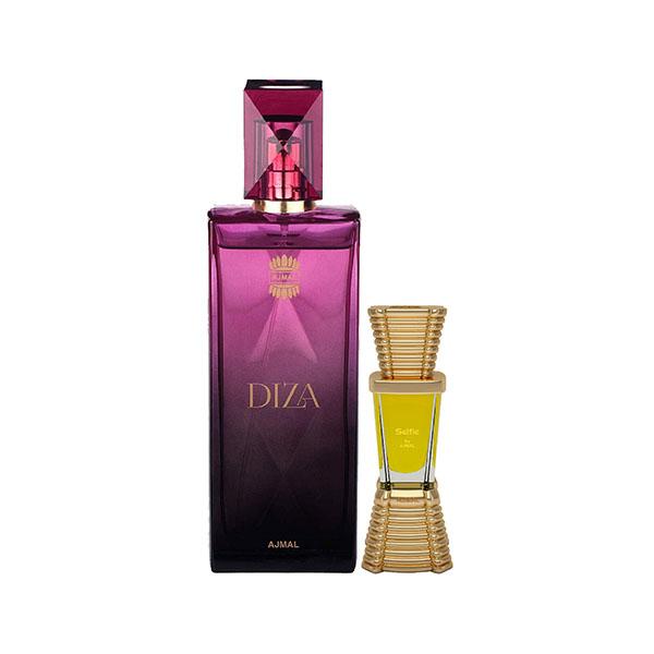 Ajmal Diza EDP Fruity Floral Perfume And Selfie Concentrated Perfume Oil Woody Aromatic 110 ml - Perfumes (Edt/Edp)