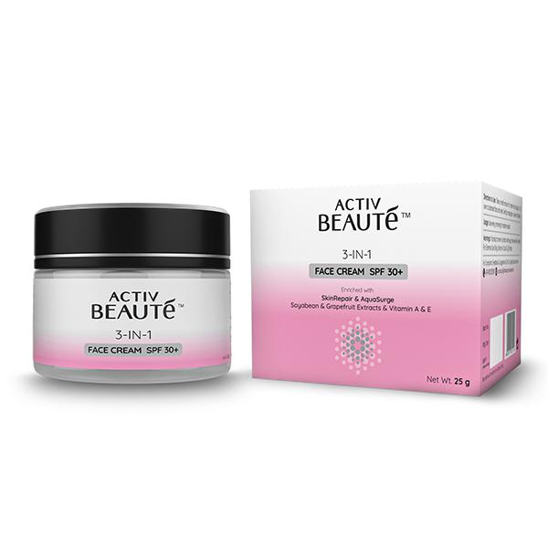 Netmeds | Activ Beaute 3-in-1 Face Cream + SPF 30 25 gm