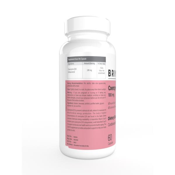 Briyo Coenzyme Q 10 Capsules 60's - Co-Q