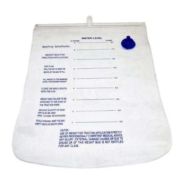 Sahyog Wellness Traction Water & Sand Weight Bag - White - Feeding Tube/Bags