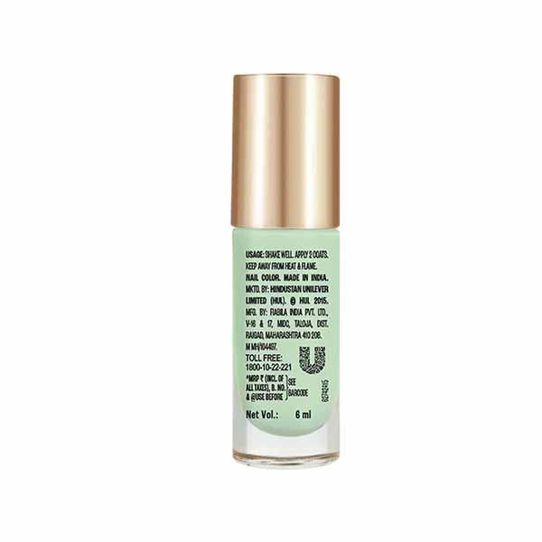 Lakme 9To5 P+G Nail Minty Green 6 ml - Nail Polish