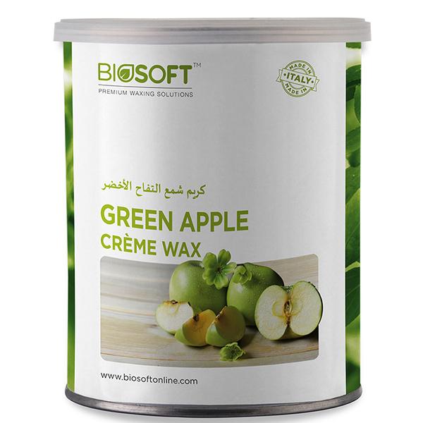 Netmeds | Biosoft Green Apple Cream Wax Liposoluble Wax 800 ml