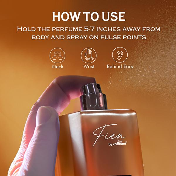 Mcaffeine Fien Fierce Perfume For Men- Citrusy EDP, 12 Hrs Long Lasting Scent For All Occasion 100 ml - Men Perfumes (Edt/Edp)