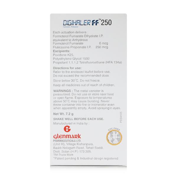 Digihaler FF 250mcg Inhaler 120Md - Asthma/COPD-Ast