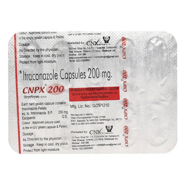 CNPX 200mg Capsule 10's - Fungal Infections-Anf