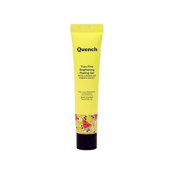 Quench Botanics Vitamin C Peeling Gel with Yuzu & Orange Peel To Brighten Dull Skin 15 ml - Masks & Peels