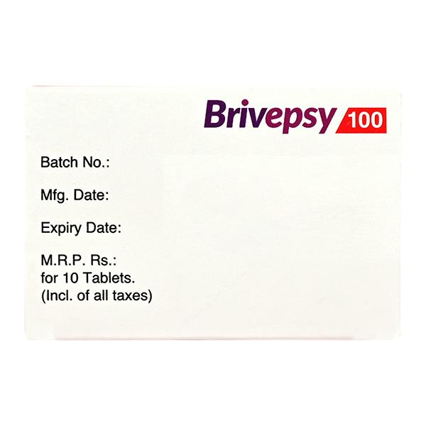 BRIVEPSY 100 Tablet 10's - Epilepsy/Convulsion-Ant