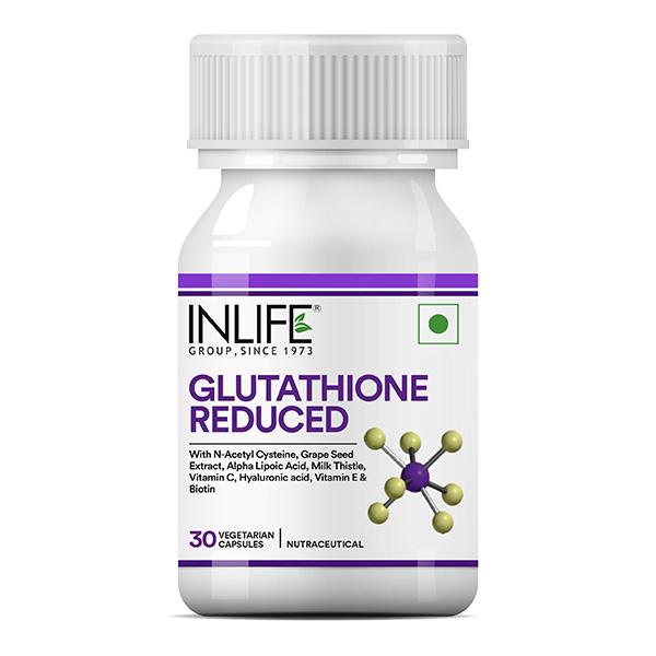 INLIFE Glutathione Reduced Vegetarian Capsules 30's - Multi-Vitamins