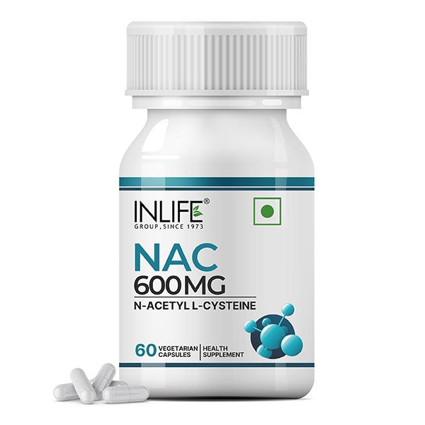Netmeds | Inlife Nac N Acetyl L Cysteine Veg Capsules 60's