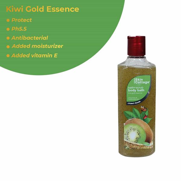 Skin Cottage Bath + Scrub (Kiwi) 400 ml