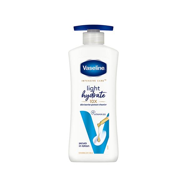 Netmeds | Vaseline Light Hydrate Serum In Lotion, Superlight and Non-Sticky for Hydration Boost 400 ml