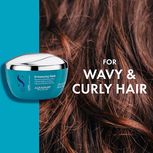 Alfaparf Milano Curly Hair Enhancing Mask for Curly, Frizzy, Dry Hair 200 ml - Hair Masks & Packs
