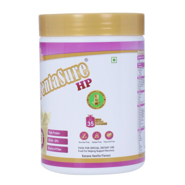 PentaSure HP 100% Whey Protein Powder- Banana & Vanilla Flavour 400 g - Whey Proteins