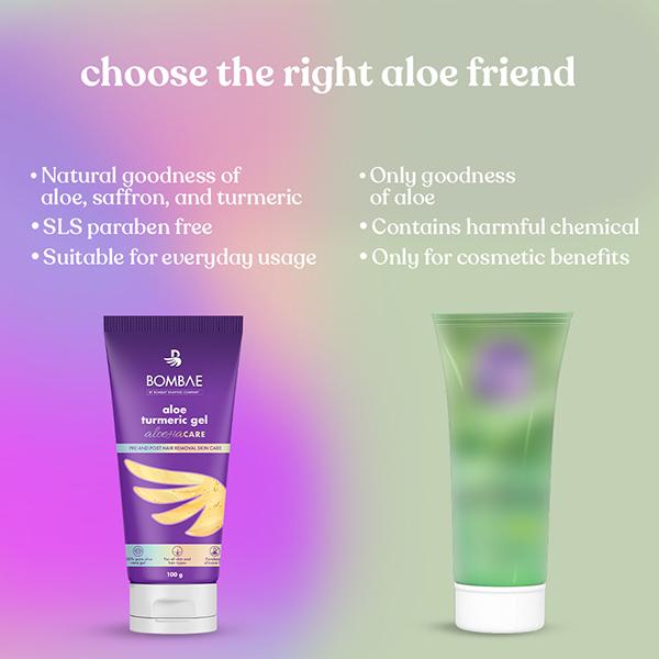 Bombae Aloe Turmeric Gel 100 gm - Face Gels