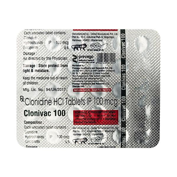 Netmeds | CLONIVAC 100 Tablet 30's