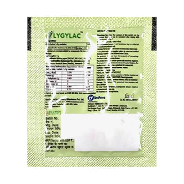 LYGYLAC VANILLA FLAVOUR MOUTH MELT Sachet 1g - Diarrhoea-Ant