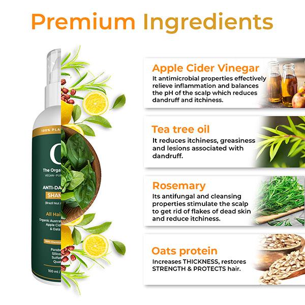 Organic Forest Anti Dandruff Shampoo 100 ml - Shampoos