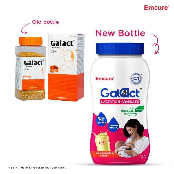 Galact Lactation Granules - Kesar Flavor 200 g - Nutritional Supplements