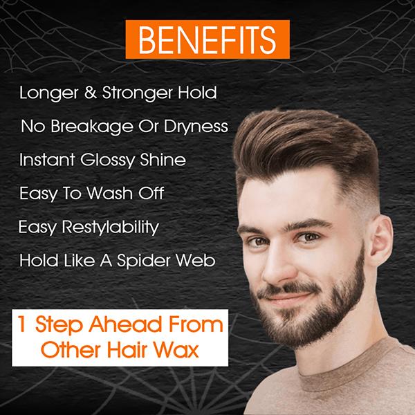 Mancode Spider Web Hair Wax 100 gm - Hair Gels & Waxes