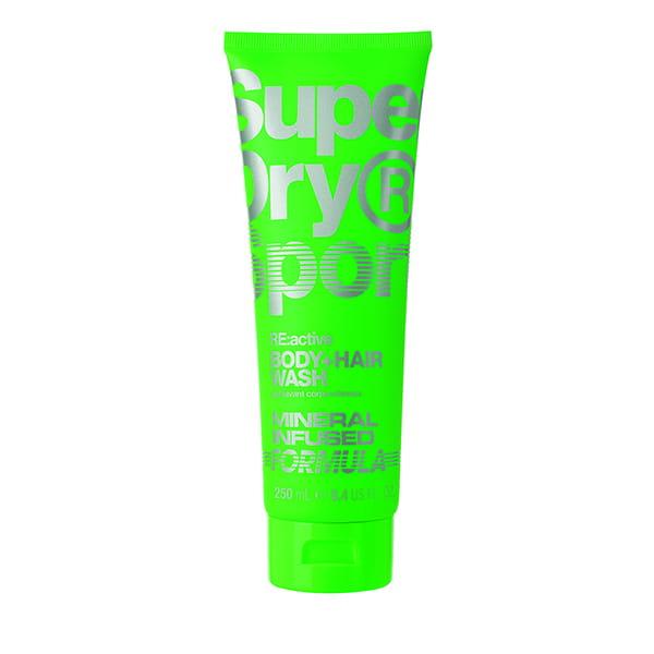 Superdry - Sport Re Active Body + Hair Wash 250 ml - Shower Gels & Body Wash