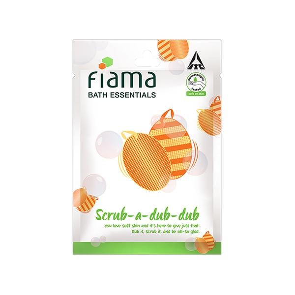 Netmeds | Fiama Bath Essential Scrub-A-Dub-Dub Brown 18 gm