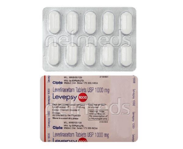 Levepsy 1000 Tablet 10'S - Epilepsy/Convulsion-Ant