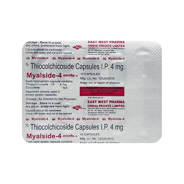 Netmeds | Myalside 4mg Capsule 10'S