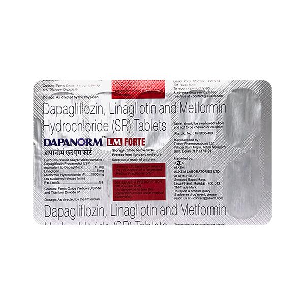DAPANORM LM FORTE Tablet 10's - Diabetes-Ant