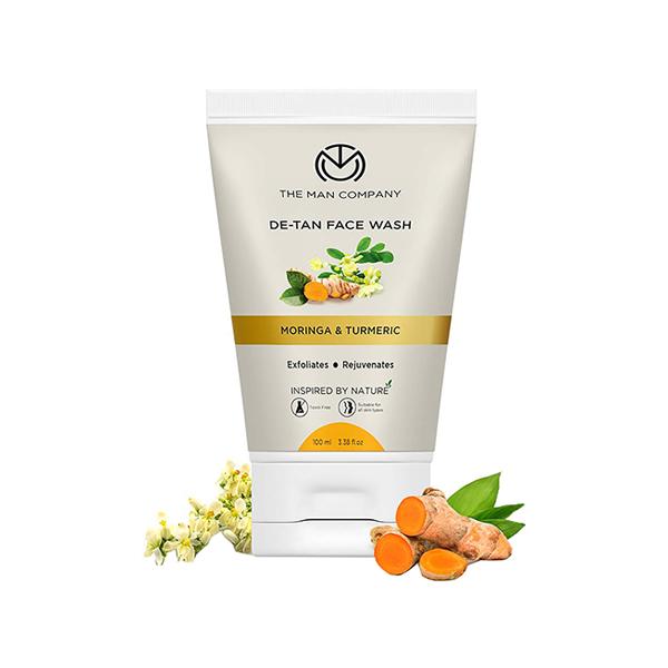The Man Company De-tan Facewash With Turmeric & Moringa 100 ml - Face Washes