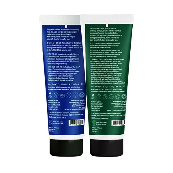 Arata Natural Hair Styling Combo 50ml - Hair Gels & Waxes
