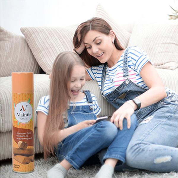 Alainne Air Mist Sensual Sandal Air Freshener 278 ml - Hand Sanitizer