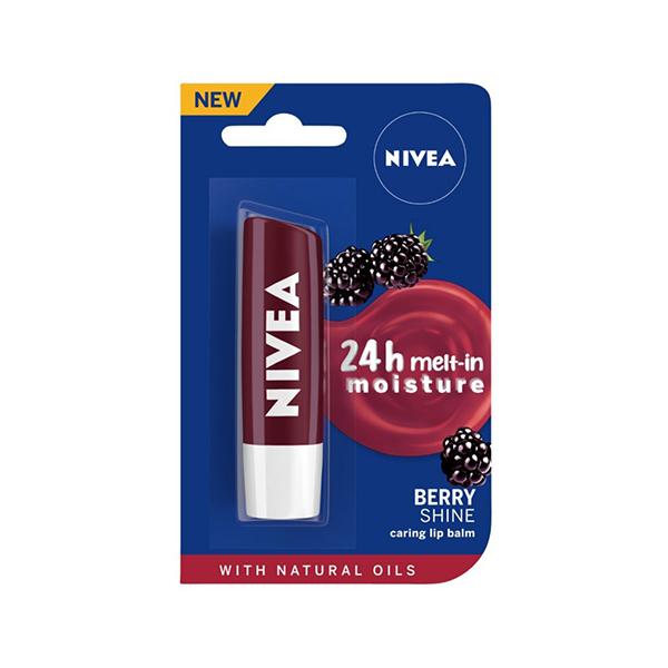 Nivea Berry Shine Caring Lip Balm 4.8 gm