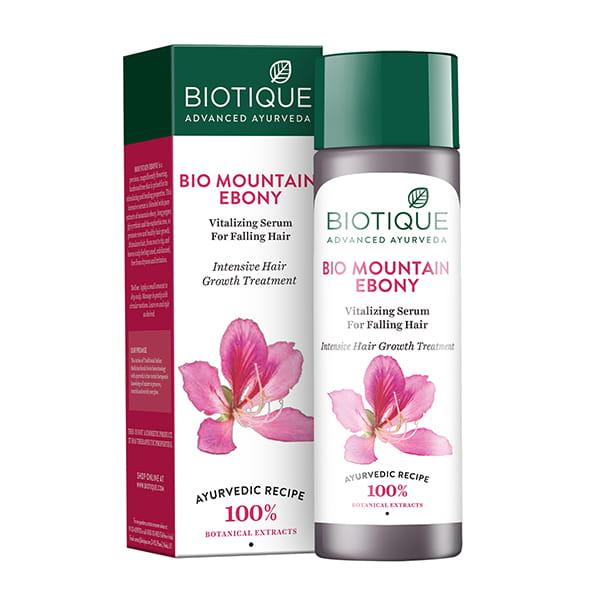 Netmeds | Biotique Mountain Ebony Anti Hair Fall Hair Serum 120ml