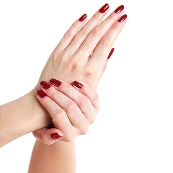 Saba Breathable Long Stay Nail Paint Enriched with Argan Oil Mahogany 12 ml - Nail Polish