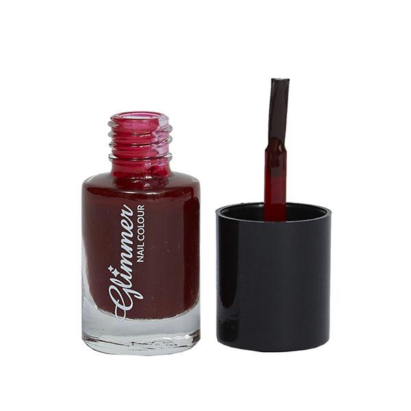 Glimmer Nail Polish Maroon 5 ml - Nail Polish