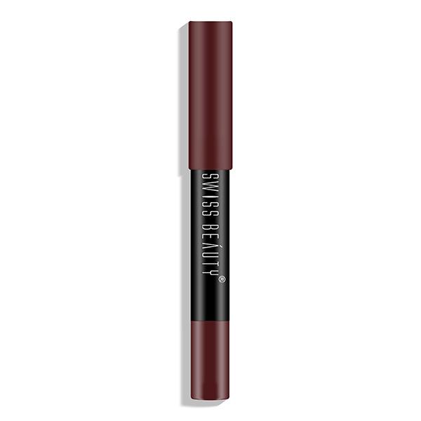 Swiss Beauty Stay On Lip Crayon - ( 15 Murphy Wine) 3.5gm - Lipsticks