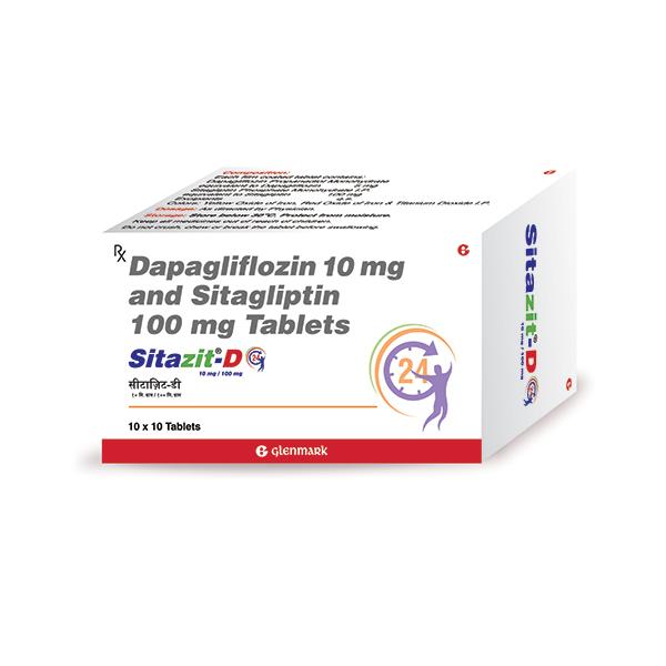 SITAZIT D 10/100 Tablet 10's - Diabetes-Ant