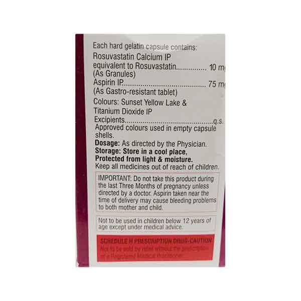 ROSUVOTIN ASP 10 Capsule 10's - High Cholesterol-Dys