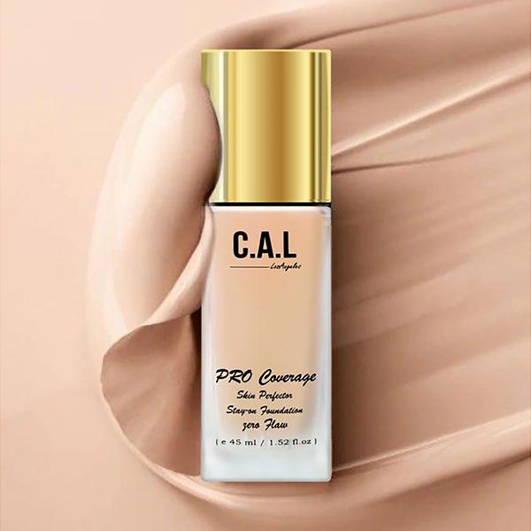 CAL Losangeles Pro Coverage Skin Perfector Stay On Foundation Buffed Beige 45 ml - Foundation