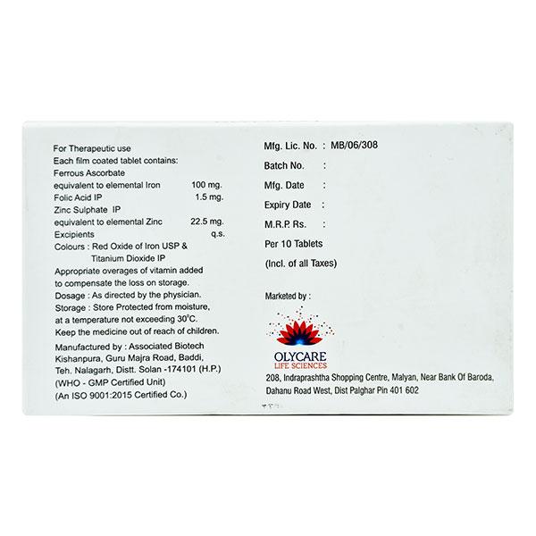 OLYFER XT Tablet 10's - Iron Supplement/Anaemia-Vma