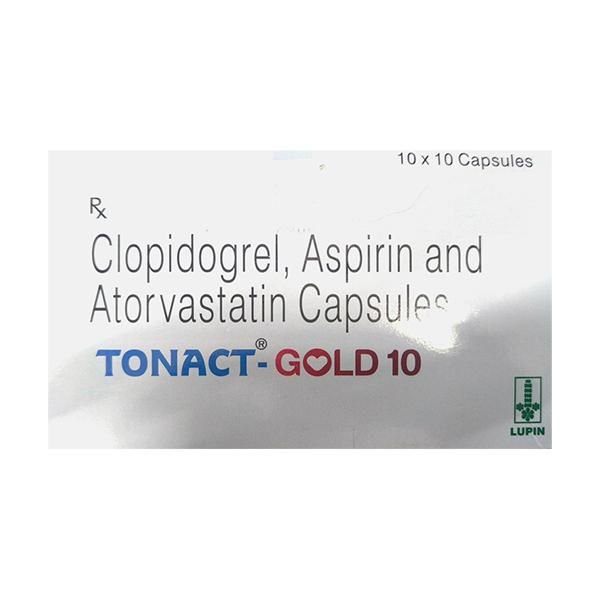 TONACT GOLD 10 Capsule 10's - High Cholesterol-Dys