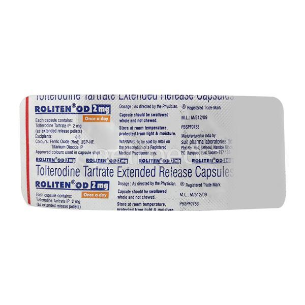 Netmeds | Roliten OD 2mg Capsule 10'S
