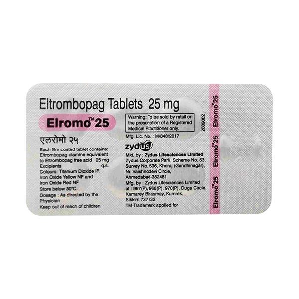 ELROMO 25 Tablet 7's - Blood Clot-Ant