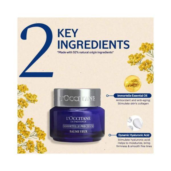 L'Occitane Immortelle Precious Eye Cream 15 ml - Dark Circle & Wrinkle Busters