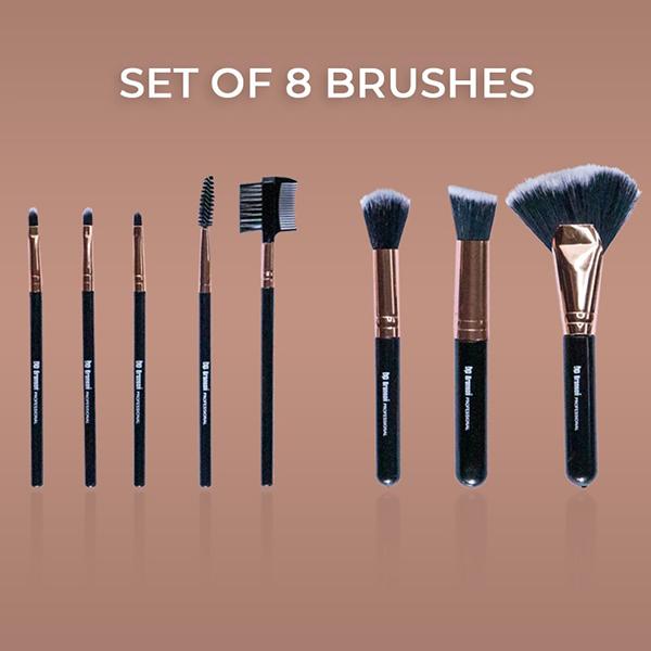 Bronson Professional makeup brush (Pack of 8) 1's - Face Brush