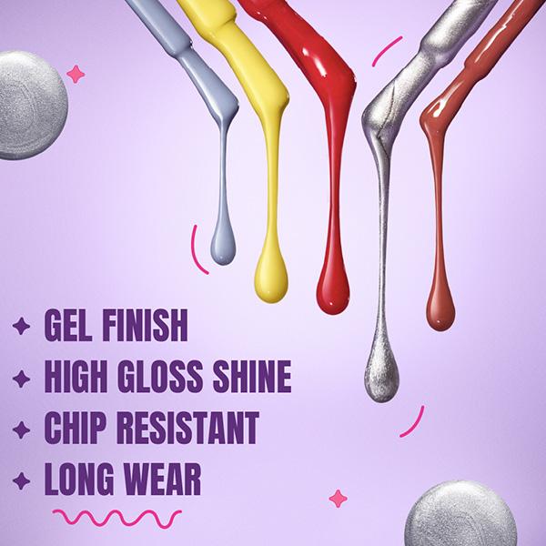 Elle 18 Nail Pop Gel Finish G19 10 ml - Nail Polish